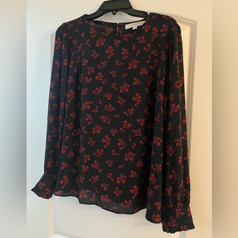 Loft floral blouse
